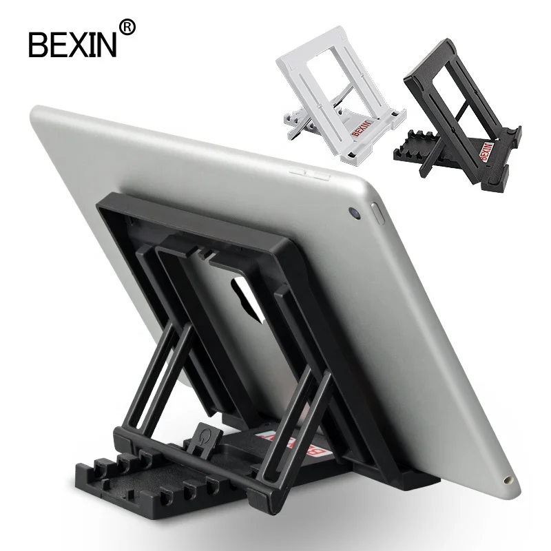 

BEXIN Portable stable durable Lazy children's learning machine desktop holder bracket tablet display security pc stand for ipad, White and black