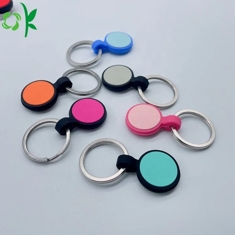 

OKSILICONE Free Sample Pet Supplies Silicone Dog ID Tag OEM Manufacturer For Double-sided Custom Printed Engrave Tag