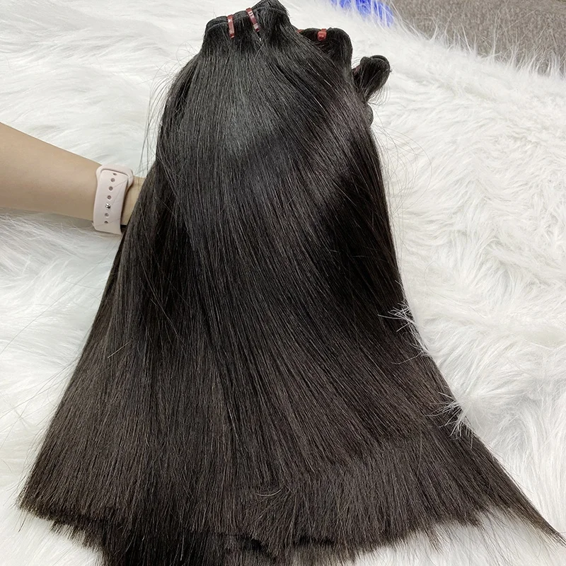 

super double drawn bone straight hair silky bone donor straight virgin human hair extension virgin hair wave