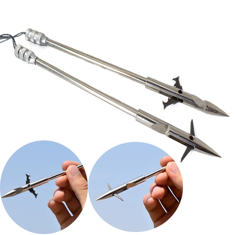 

Stainless steel fish dart sling shot slingshot outdoor hunting durable fish dart