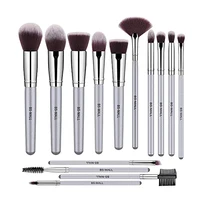 

BS-MALL 14pcs makeup tool face beauty brushes custom logo makeup brushes set