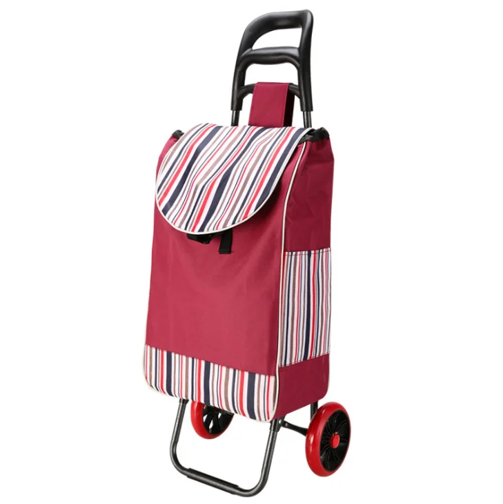 

Foldable Supermarket shopping trolley cart bag Wheeled Market Trolley Cart Bag Reusable Bag With Wheel, Customized color