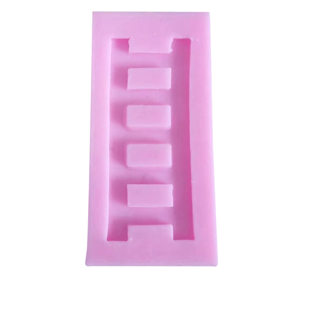 

Customized mold making silicone rubber silicone mold chocolate trapezoidal mold, Pink