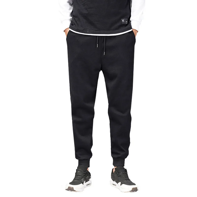 

Casual Loose Men's Comfortable Cotton Pants Running Small Foot Necked Pants Sports Pants, Customized color