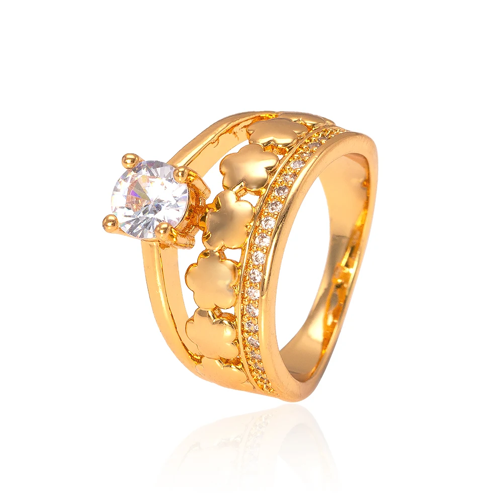 

Grade Luxurious Dainty Gold Punk Girls Rings Jewelry