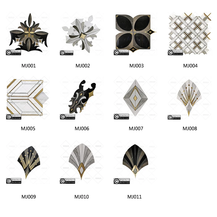 GOLD MARBLE MOSAIC