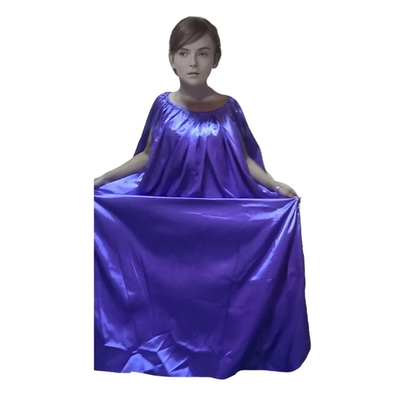 

5Feet Large Size Customized Custom made Logo cotton steam gowns disposable Vaginal steam dress, Gold, blue, pink , blue