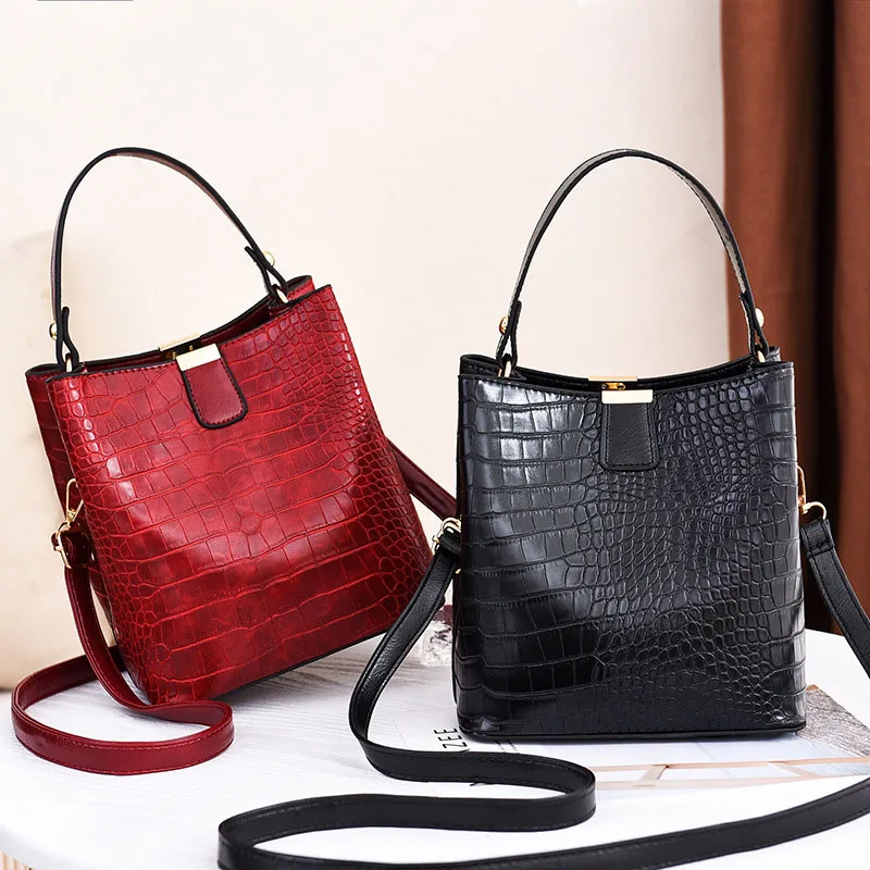 

Wholesale Tote Bags Handbag 2021 Designer Bags Bucket Handbags Famous Brands Leather For Women, 6 colors