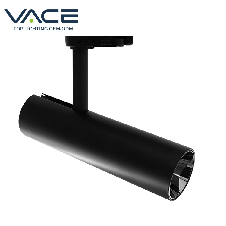 VACE China Products Zoom LED Track Spot Light Beam Angle Adjustable 20W 30W LED Track Light For Art Gallery