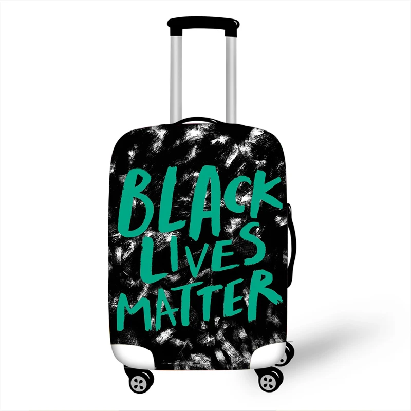 

I Can't Breathe/Black Lives Matter Travel Luggage Protective Cover Anti-dust High Elastic Spandex Luggage Baggage Suitcase Cover