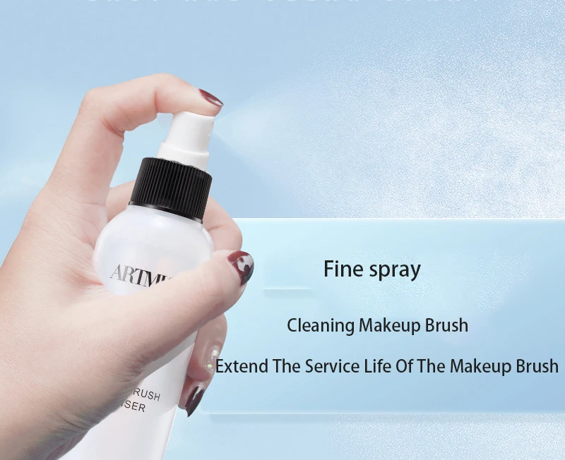 

Wholesale Or Private Label Specialty Makeup Brush Cleaner, Transparent color