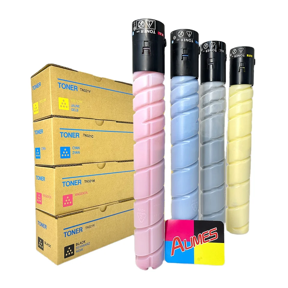 Konica TN321 TN-321 Toner Cartridge Compatible for Konica Minolta Bizhub C224e C224 C284 C364 Copier Refill Japan Toner