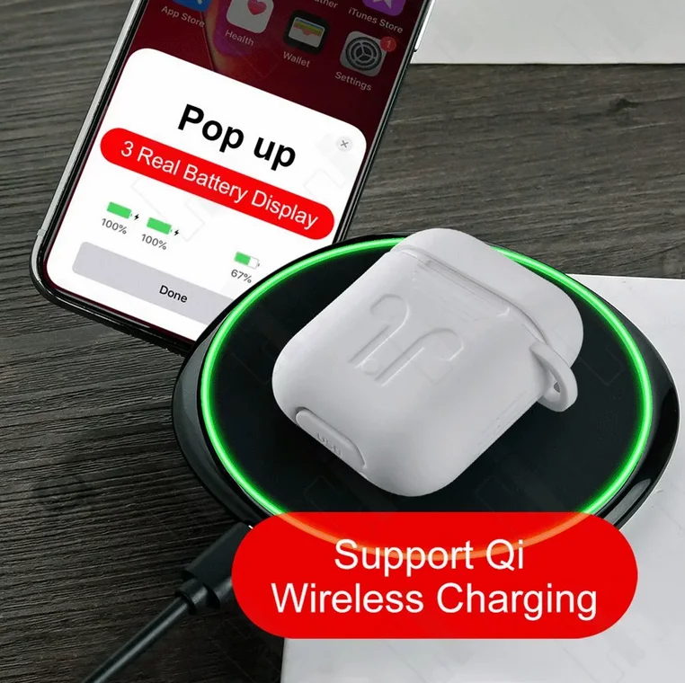 Factory Cheap 1:1 Original Touch  Air 2  TWS Earbuds I500 I800 I200 I100 I30 I11  W1 Chipset 5D Sound Wireless Earphone