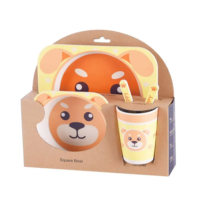 

set dinner plate kids creative plates sets bamboo dinnerware sets