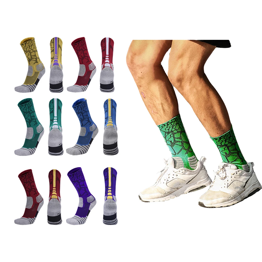 

New Arrival Anti Slip Basketball Football Sports Grip Soccer Socks, Custom color