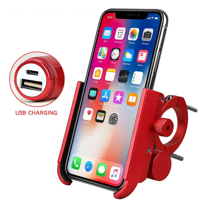 

Aluminum Alloy Cell Mount Motorcycle Phone Bicycle Bike Mobile Holder