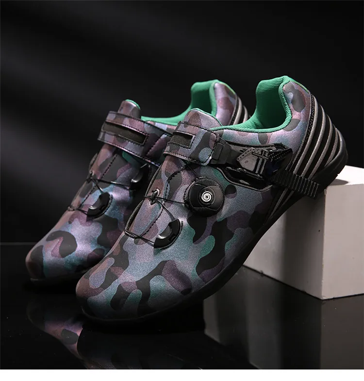 

unlocked road bike shoes men's and women's riding shoes mesh breathable Non-slip Mountain High Quality Sneakers, 2 colors