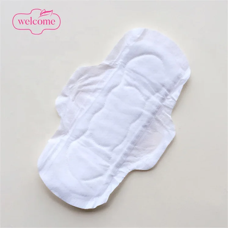 

Wholesale Breathable Cotton Free Samples Sanitary Napkin Pads, White,yellow,pink or customized