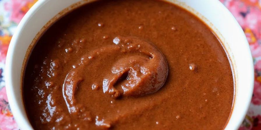 Step-by-step mole preparation process
