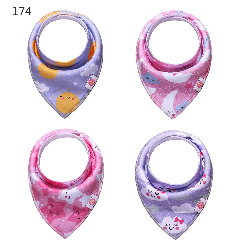 

INS Amazon Hot Baby Bib Burp Cloths 700 Designs Sets Bandana Saliva Cloth Triangle Bibs Newborn Cartoon Burps Cotton Infant Bibs