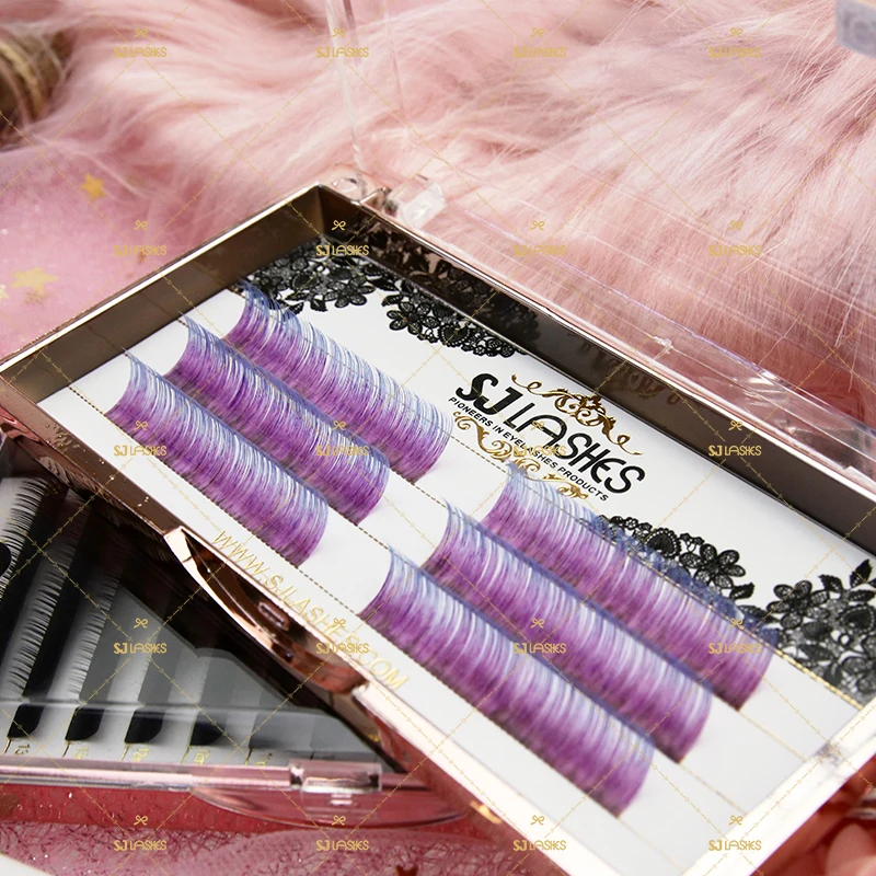 

Pre-cut segmented glitter eyelash extensions 0.15 J 12mm with private label lashes Christmas Festival Eyelashes LL, Glitter colorful