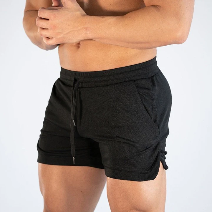 Wholesale Mesh Shorts Men's Quick Dry Marathon Running Elastic Fitness Beach Summer Muscle Plus Size Sports Jogging Shorts