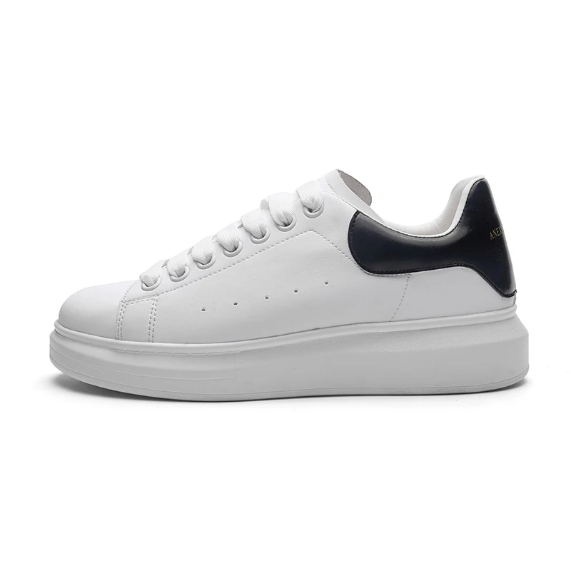 

2020 NEW MICROFIBER UPPER RUB OUTSOLE Thick trend fashion casual white shoes lover SNEAKER MAKE IN CHINA GOOD QUALITY, Black-white/white-black/white-green