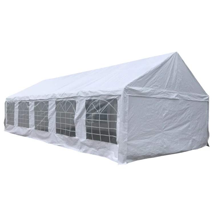 

Quality 5x10m heavy duty PE wedding party tents, event tents with removable sidewalls, White