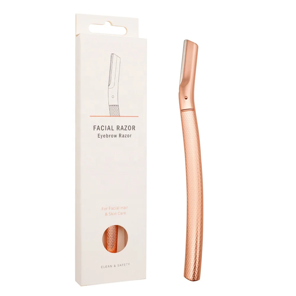 Reusable Swedish Stainless Steel Blades Zinc Alloy Eyebrow Facial Razor