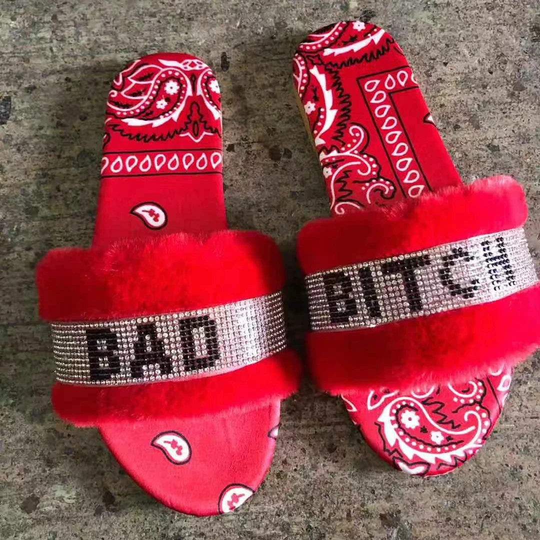 

2021 Bandana new Wholesale High Quality Fashion Men Women Sandli Bandana Slides Zapatilla Bandana Slippers