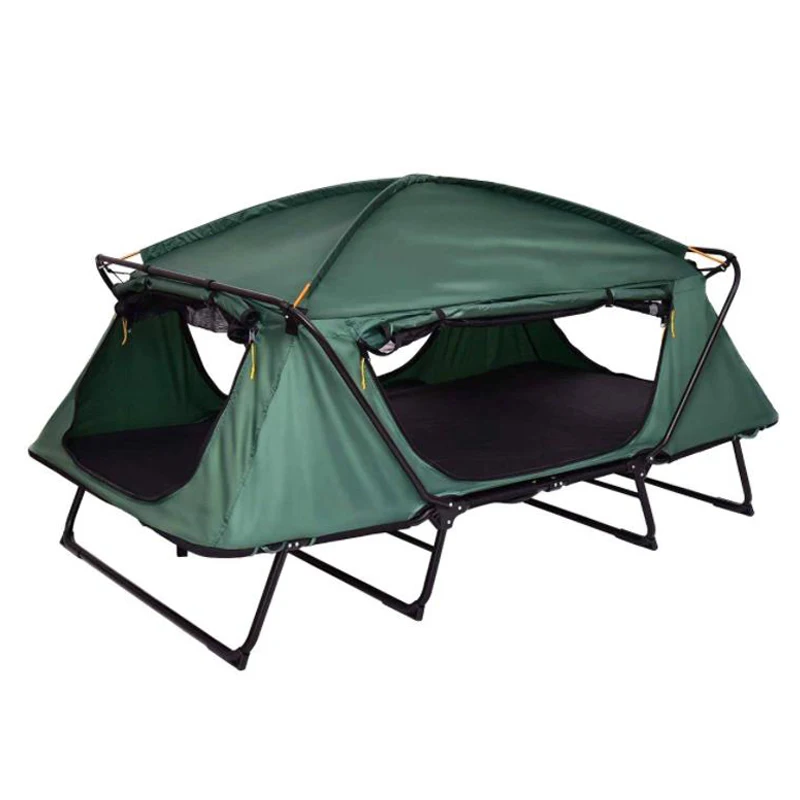 Free to Build a Camping Double Tent Bed Waterproof Warm Outdoor Leisure Folding Tent off the Ground Tent
