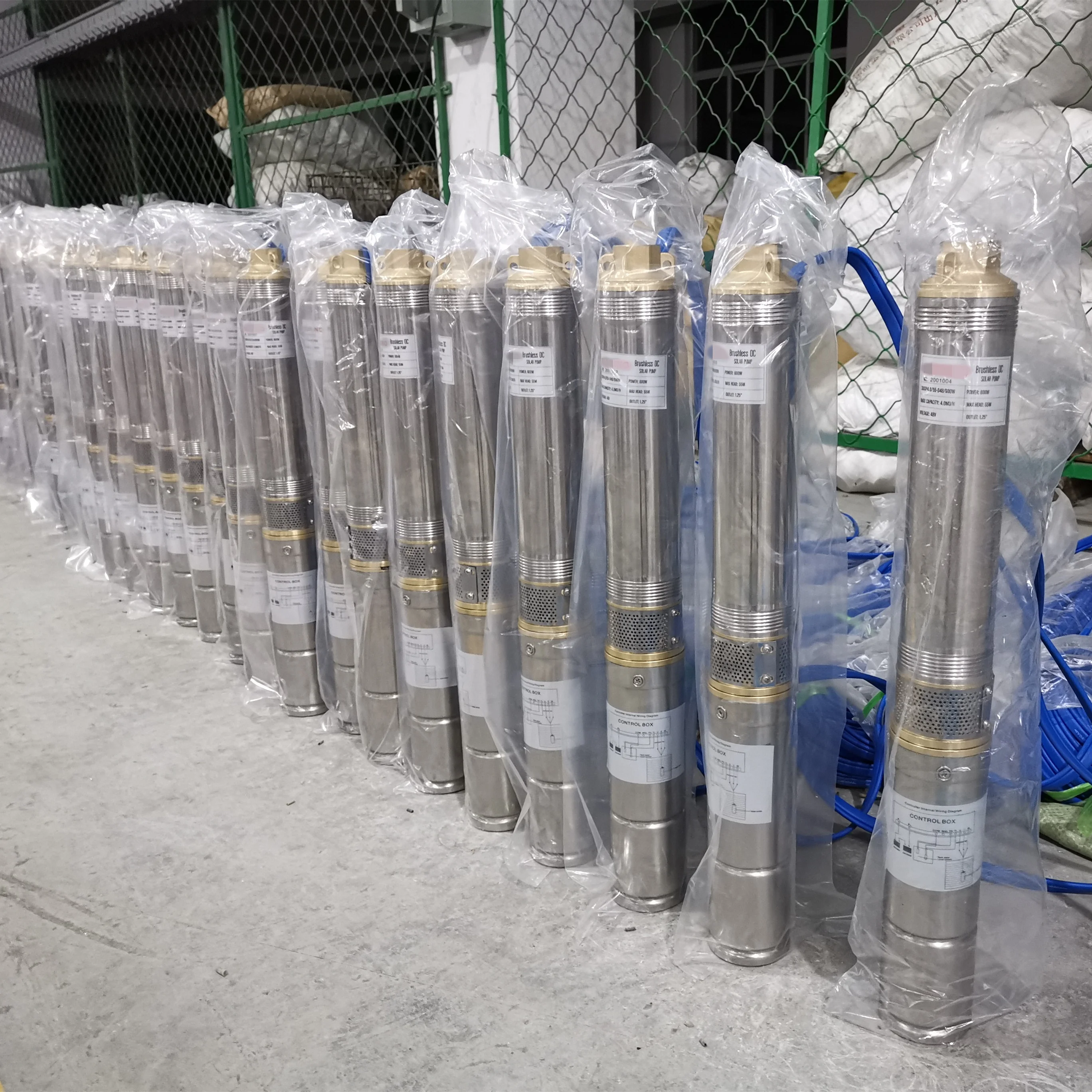 
Water Supply 3 Inch dc Solar 48V Submersible Deep Well Pump Borehole Pumps 