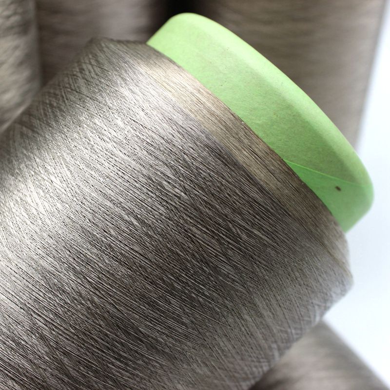 

Wholesale 200D Silver Coated Conductive Fiber Yarn For Anti Radiation