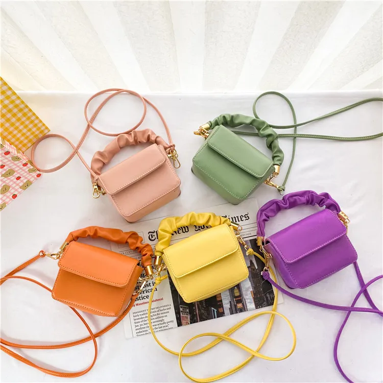

2021 Hot Sale New Arrival Pu Fashion Leather Children Handbag Set Crossbody Bag in Korean style