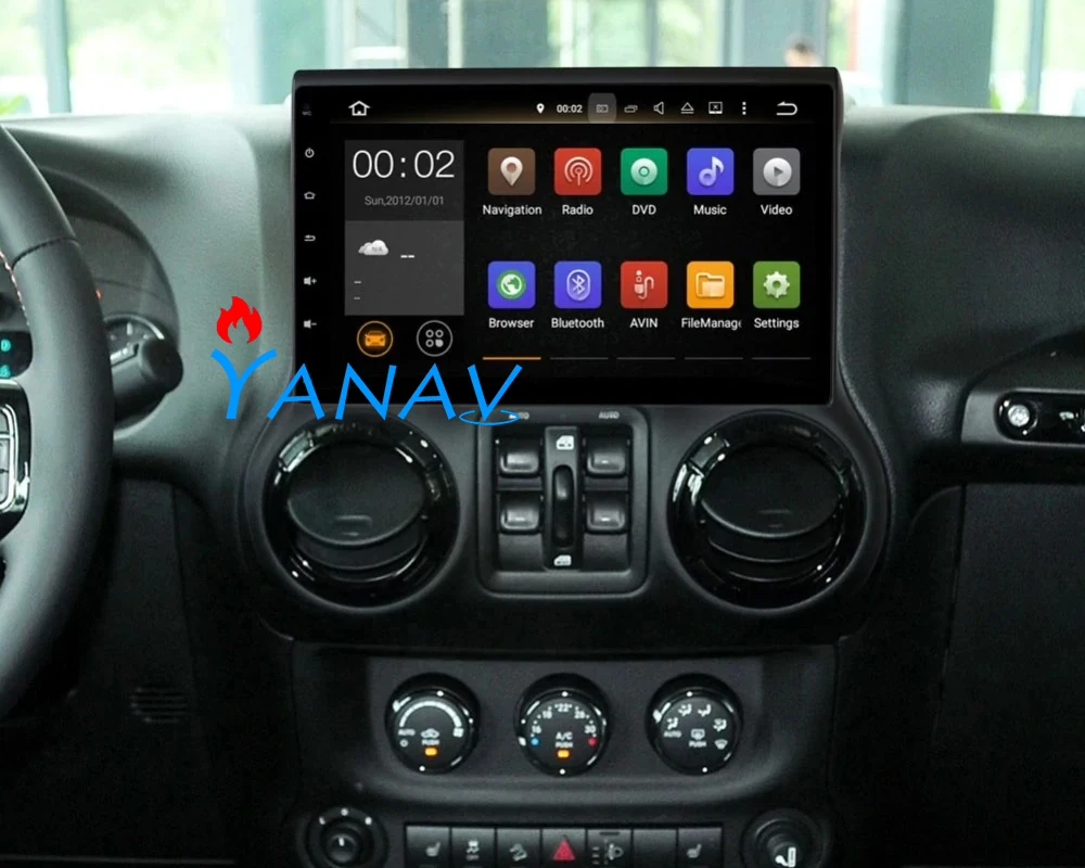 Автомобильный GPS-навигатор, 8-ядерный IPS экран 10,1 дюйма, Android, для  Jeep-Wrangler 2011-2014, стерео, головное устройство, автомобильный dvd-плеер|  Alibaba.com