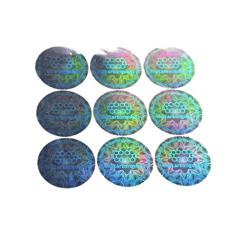 

Custom hologram sticker rainbow effect tamper evident custom hologram label