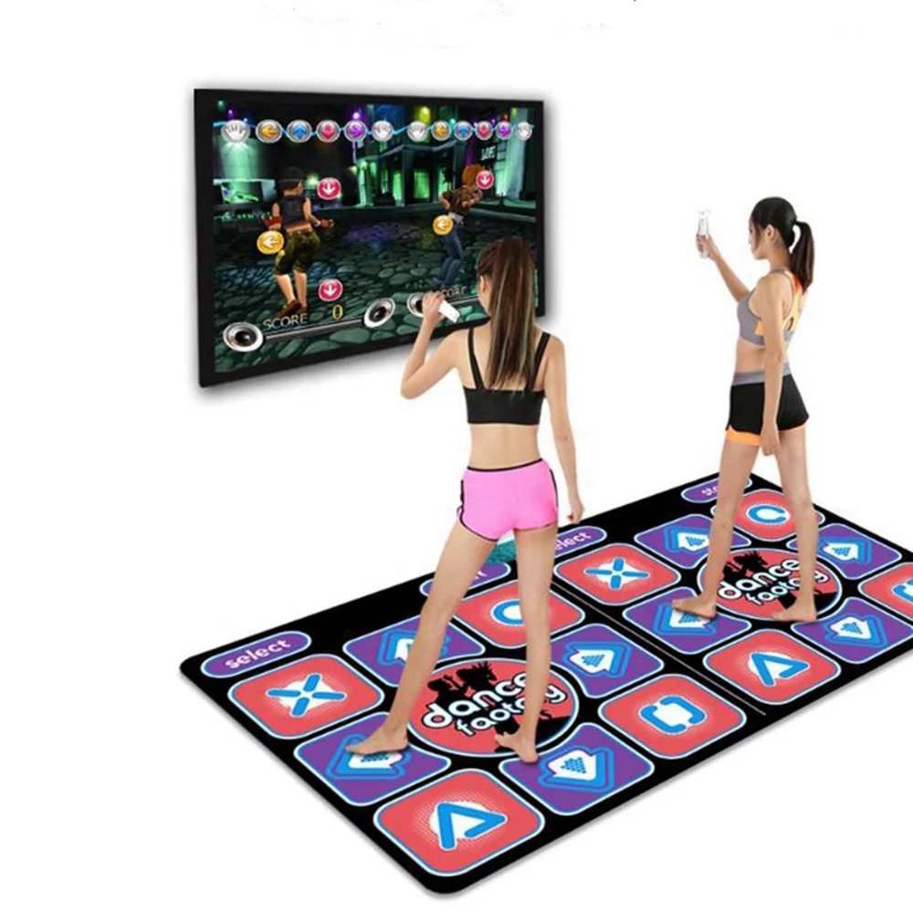 
Double Human New dance pad Wireless Non-Slip Dancing Step Dance Game Mat Pad Computer TV dual-use 