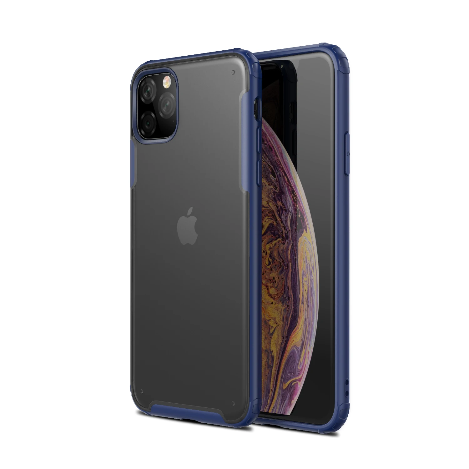 

2020 Latest High Quality Skin Feel Frosted PC+TPU Translucent Shockproof Mobile Phone Case For Iphone 12