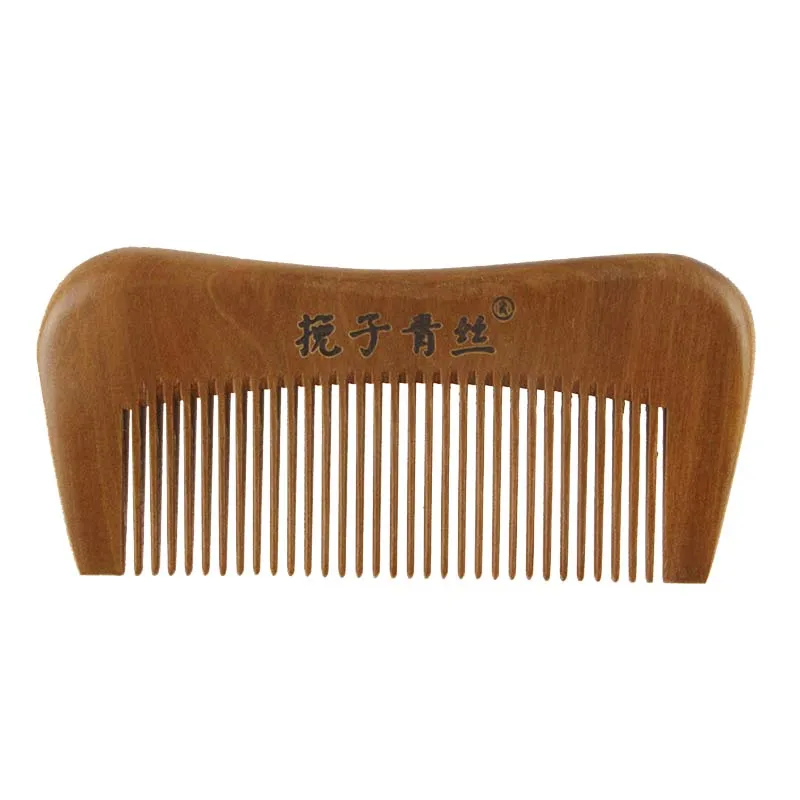 

Masterlee Brand custom logo Wood Wide Teeth comb mini chinese hair comb portable For Women, Picture