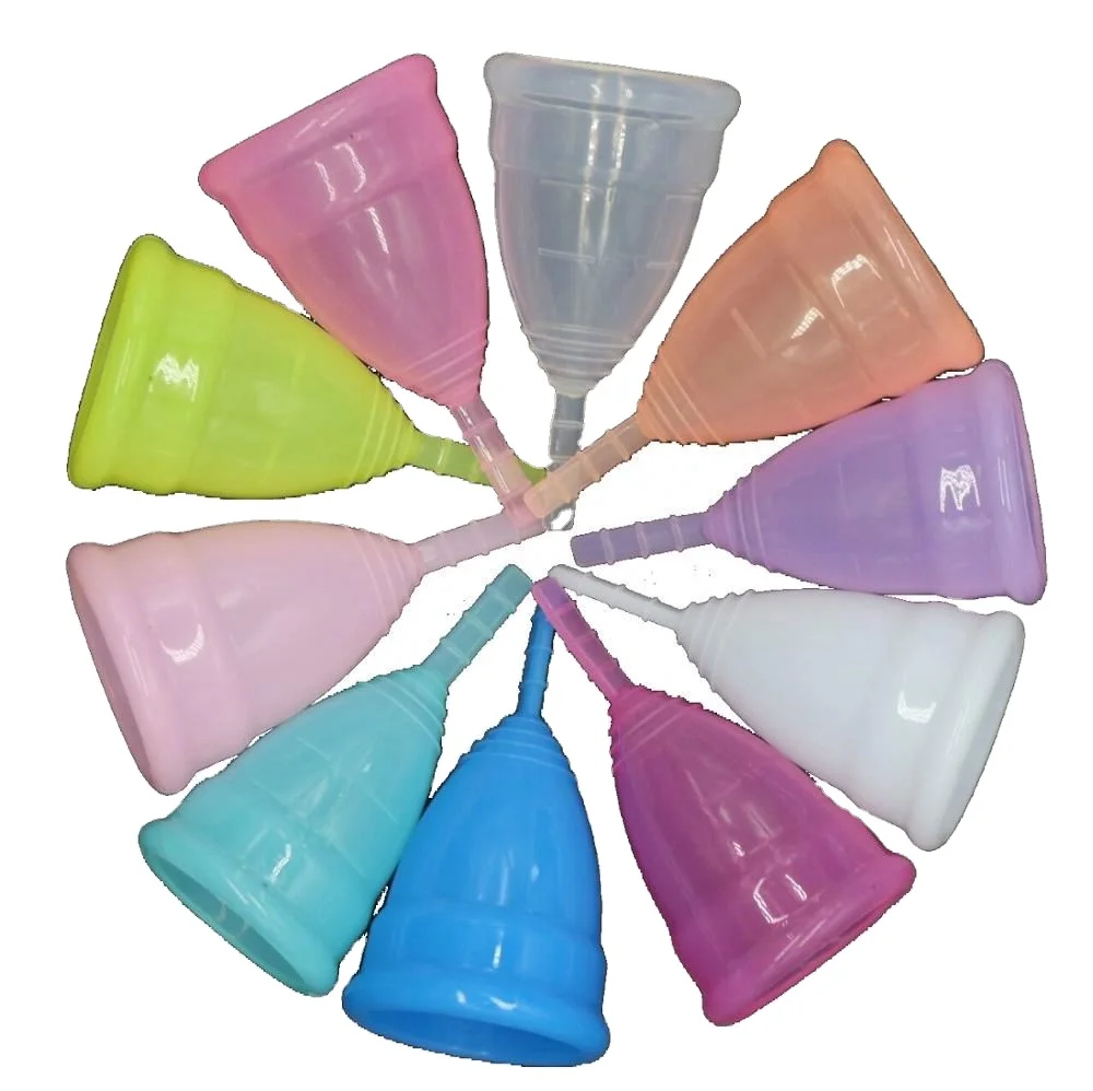 

CE Test amazon hot selling feminine hygiene women Period sterilizer menstrual cup medical grade silicone dropshipping, Blue ,purple .,green ,white, pink