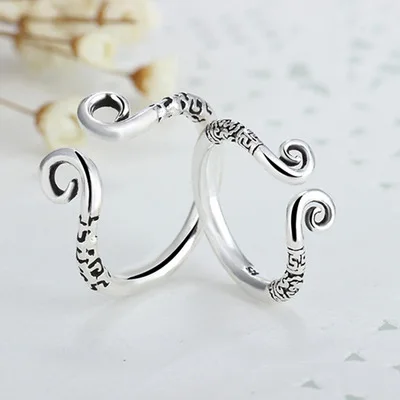 

2021 Fashion Jewelry Wedding Rings Open Couple Ring New Golden Hoop Ring for Women, Gold silver