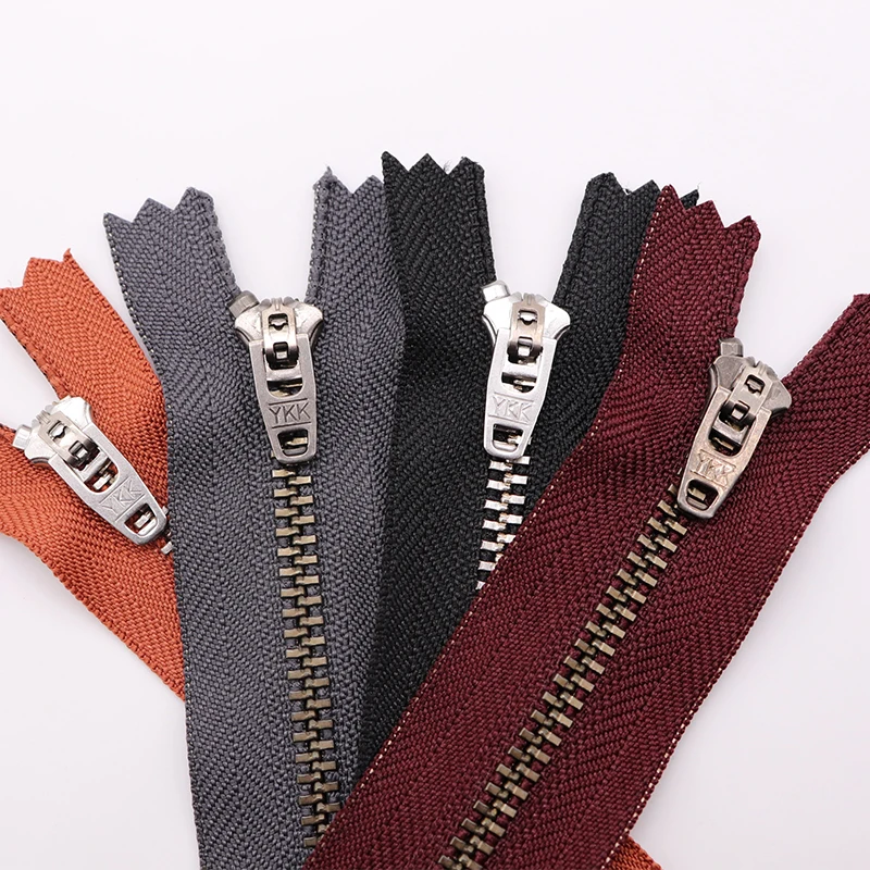 

wholesale fancy metal teeth 3YG 4.5YG 4yg 5yg metal zipper for jeans