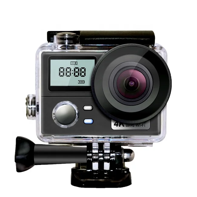 

Hot selling ultra-thin private appearance 4k 60fps wifi sports action camera with 16 camera accessories
