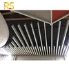 aluminium suspended straight tube ceiling tile design for shop