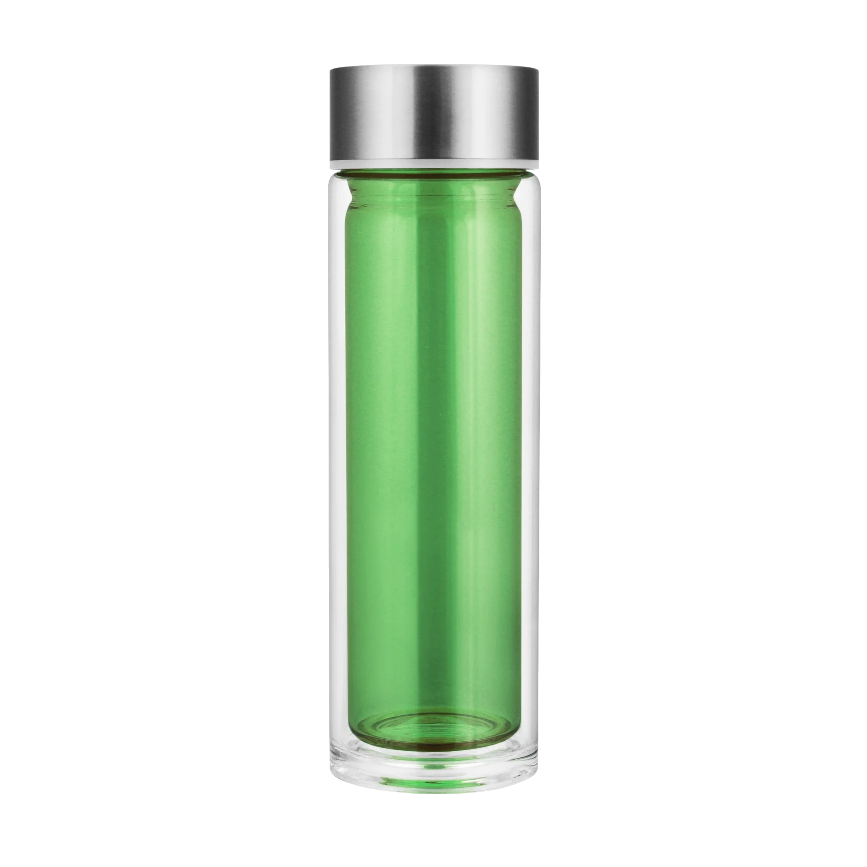 

Top Quality Double Wall Vacuum Colored High Borosilicate Glass Thermos Water Bottle Custom Logo with stainless steel Lid, Customized color