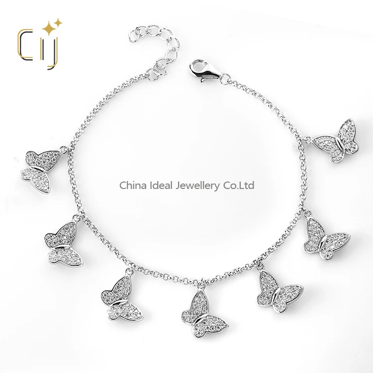 

GuangXi WuZhou CIJ S925 925 jewelry Sterling Silver Anklet