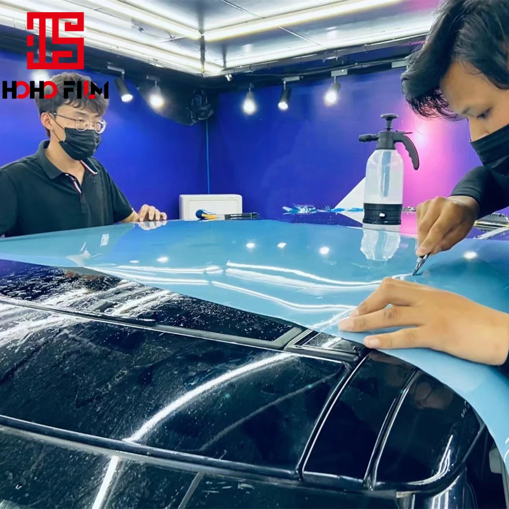 

High IR rejection 97% Self Healing Car skylight film Coating, Blue