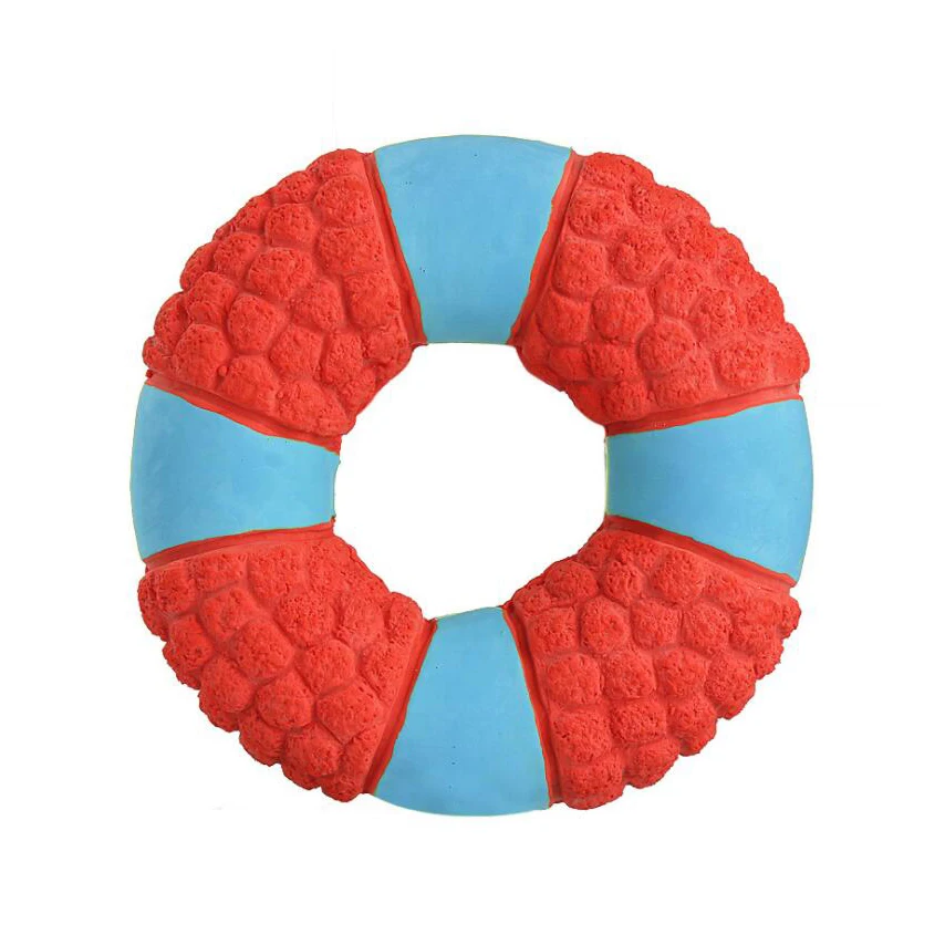 

wholesale Interactive Chew toy Sound Fetch Play Water Play Ball Squeaky Latex Rubber Dog Toy Balls