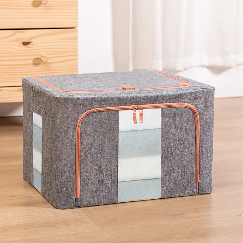 

New Clothes Quilt Storage Bag Blanket Closet Sweater Organizer Box Sorting Pouches Cloth Cabinet Container Travel Home Dropship, Customized color