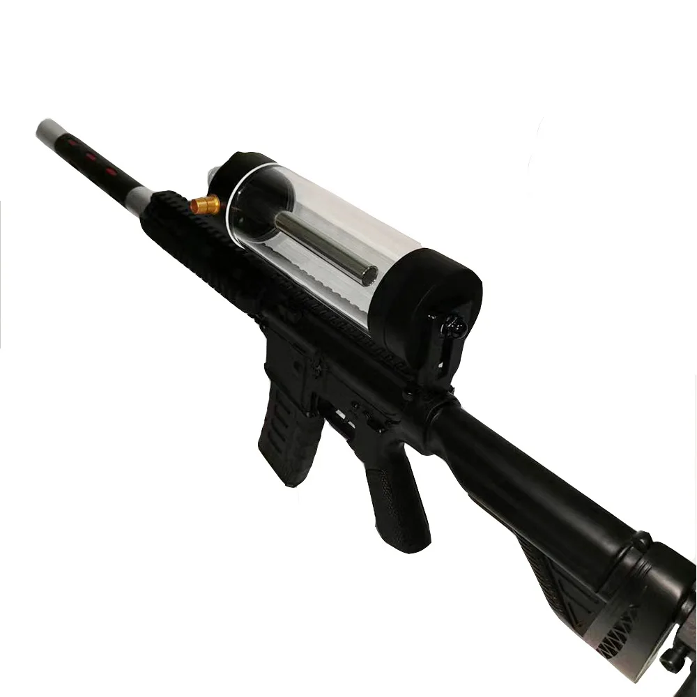 

Nice Quality M416 Gun Shape Skull Head Big Size Hookah Made of All Resin 1 Hose Charcoal Shisha